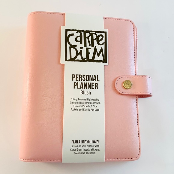 Carpe Diem Planner Personal Size, Small Blush Pink - Picture 2 of 5